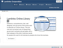 Tablet Screenshot of beta.lamlinks.com